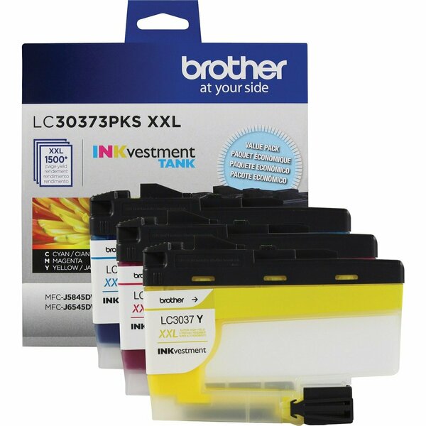 Brother International Super High Yld Blk Ink 3pk LC30373PKS